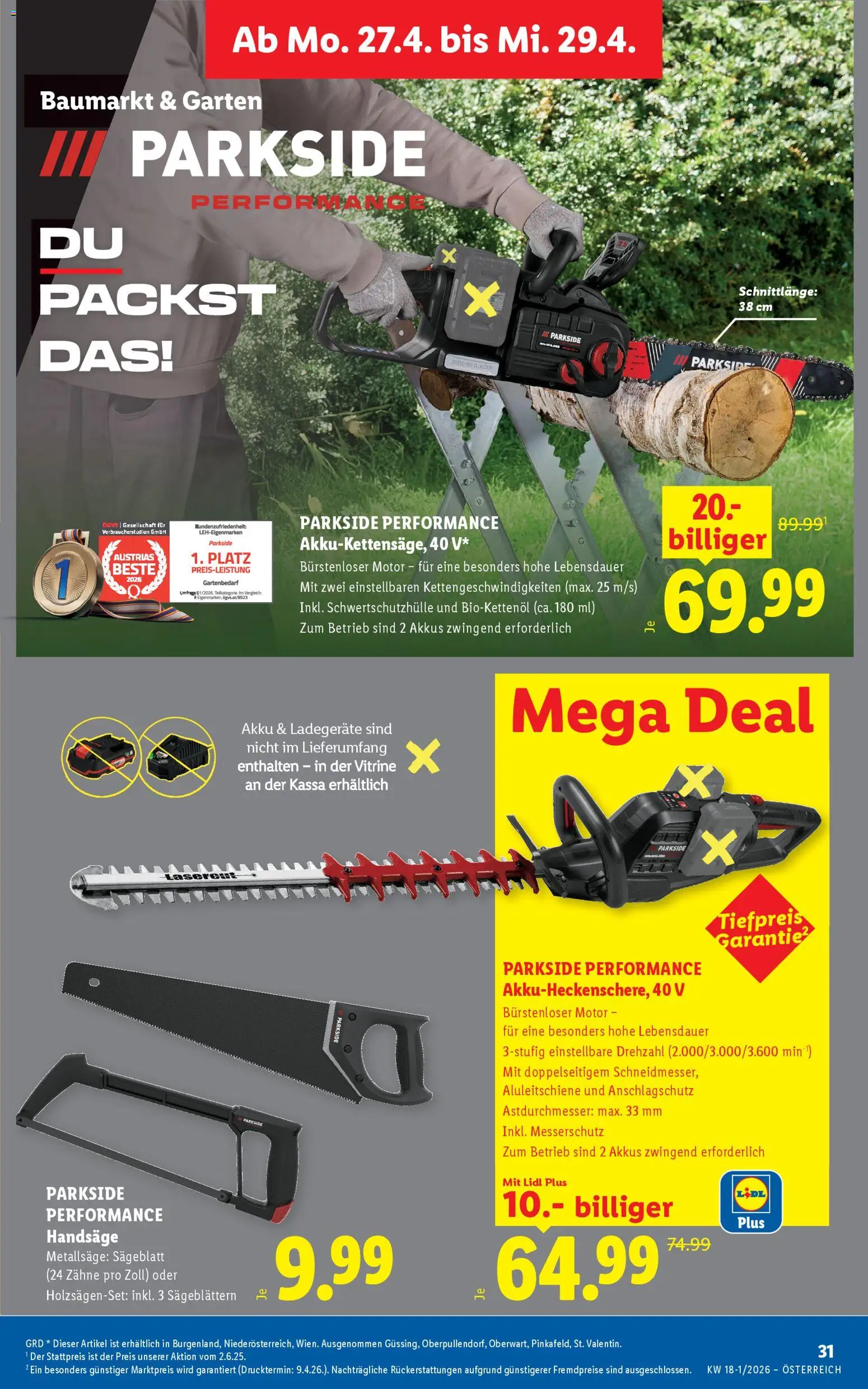 Lidl Flugblatt - Eisenstadt, Ebenfurth, Mattersburg gültig ab 23.04.2026 | Seite: 36