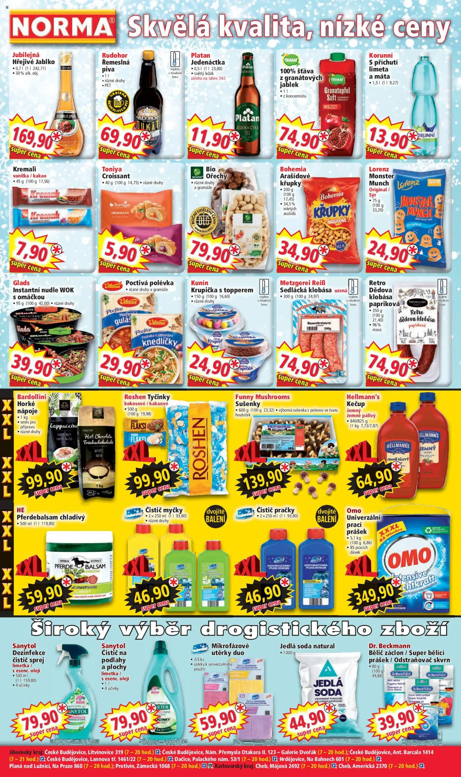 Norma leták od 23.02.2026 | Strana: 4 | Produkty: Čistič myčky, Kečup, Croissant, Křupky