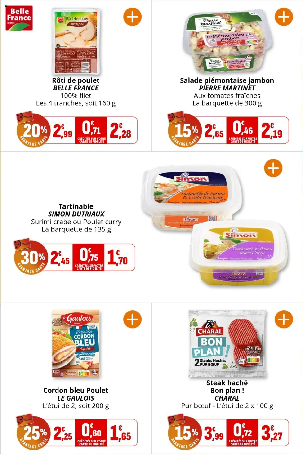  | Page: 6 | Produits: Salade, Curry, Tomates, Crabe
