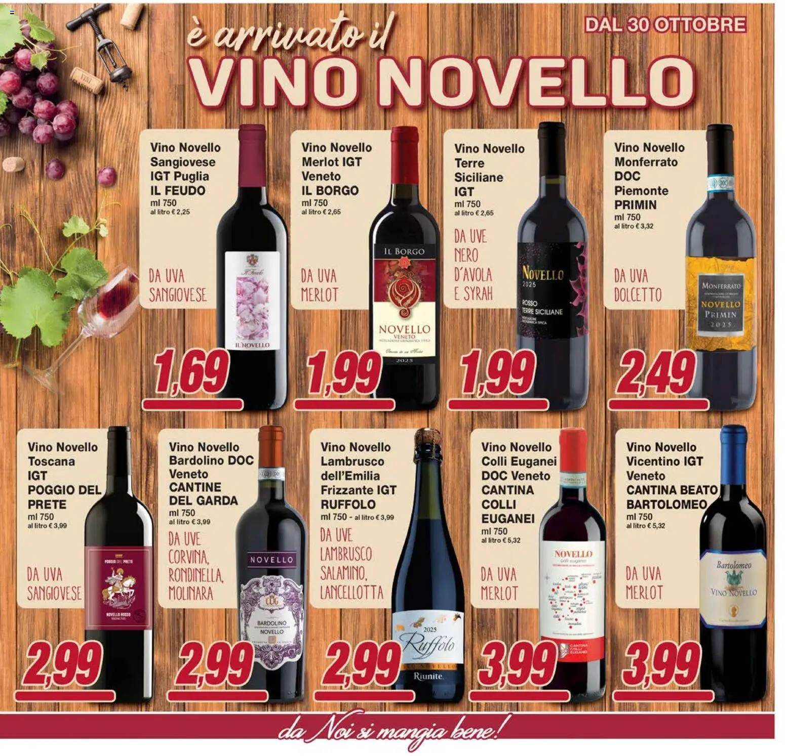 Volantino Prix del 28.10.2025 | Pagina: 7 | Prodotti: Vino, Uva