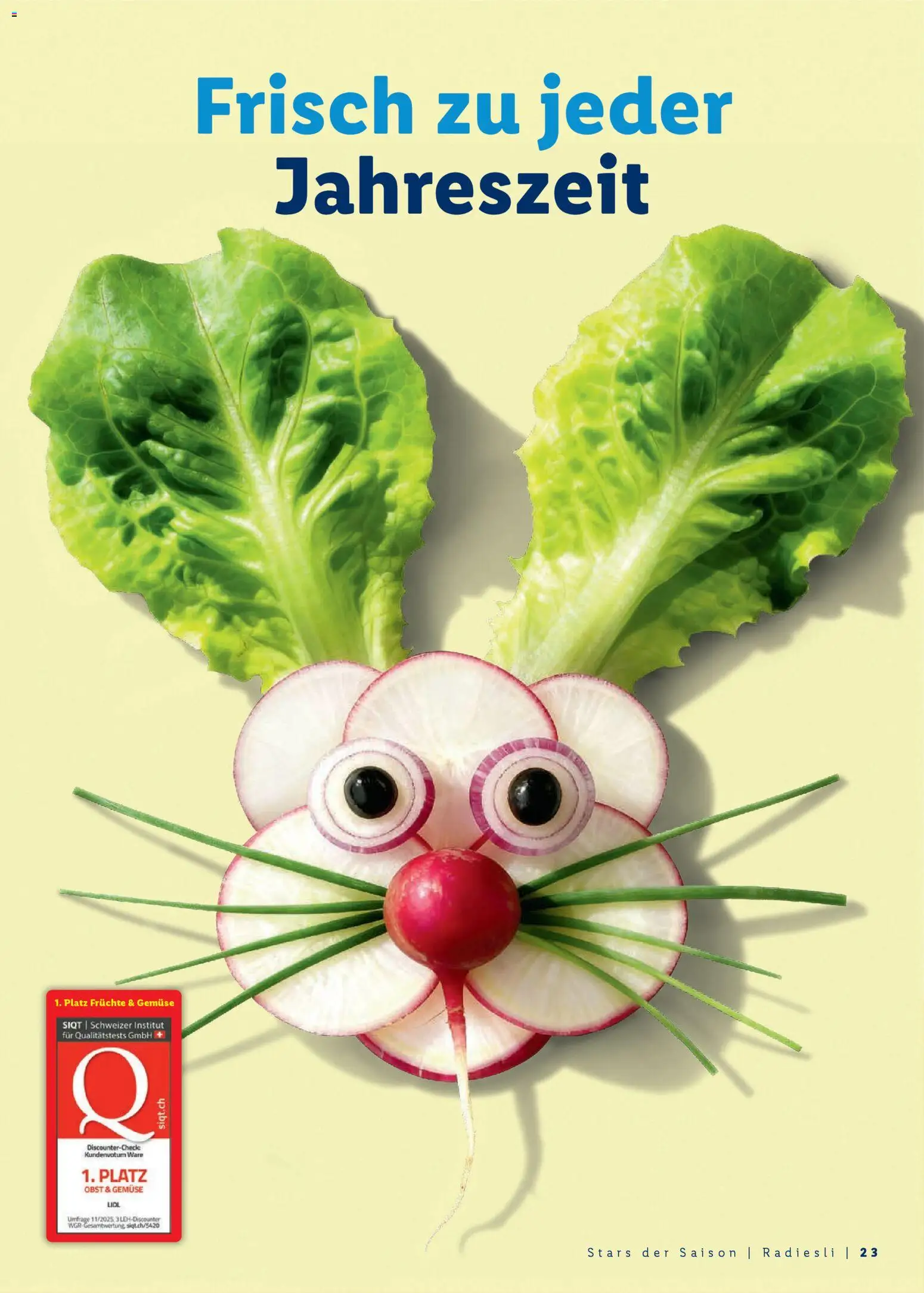 Lidl Aktionen Ostern – gültig ab 26.02.2026 | Seite: 23 | Produkte: Gemüse, Früchte