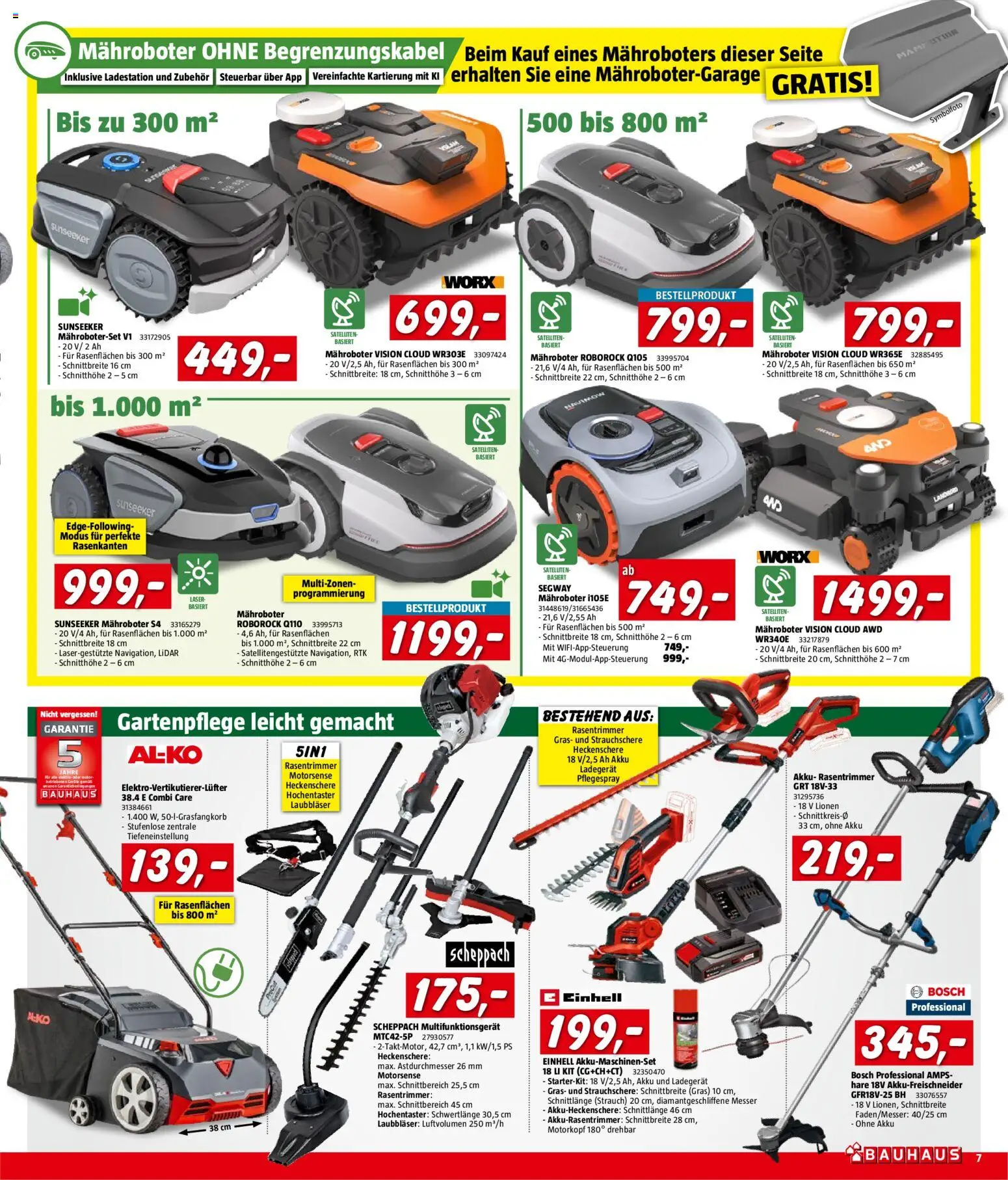 Bauhaus Prospekt aktuell gültig ab 01.04.2026 | Seite: 7