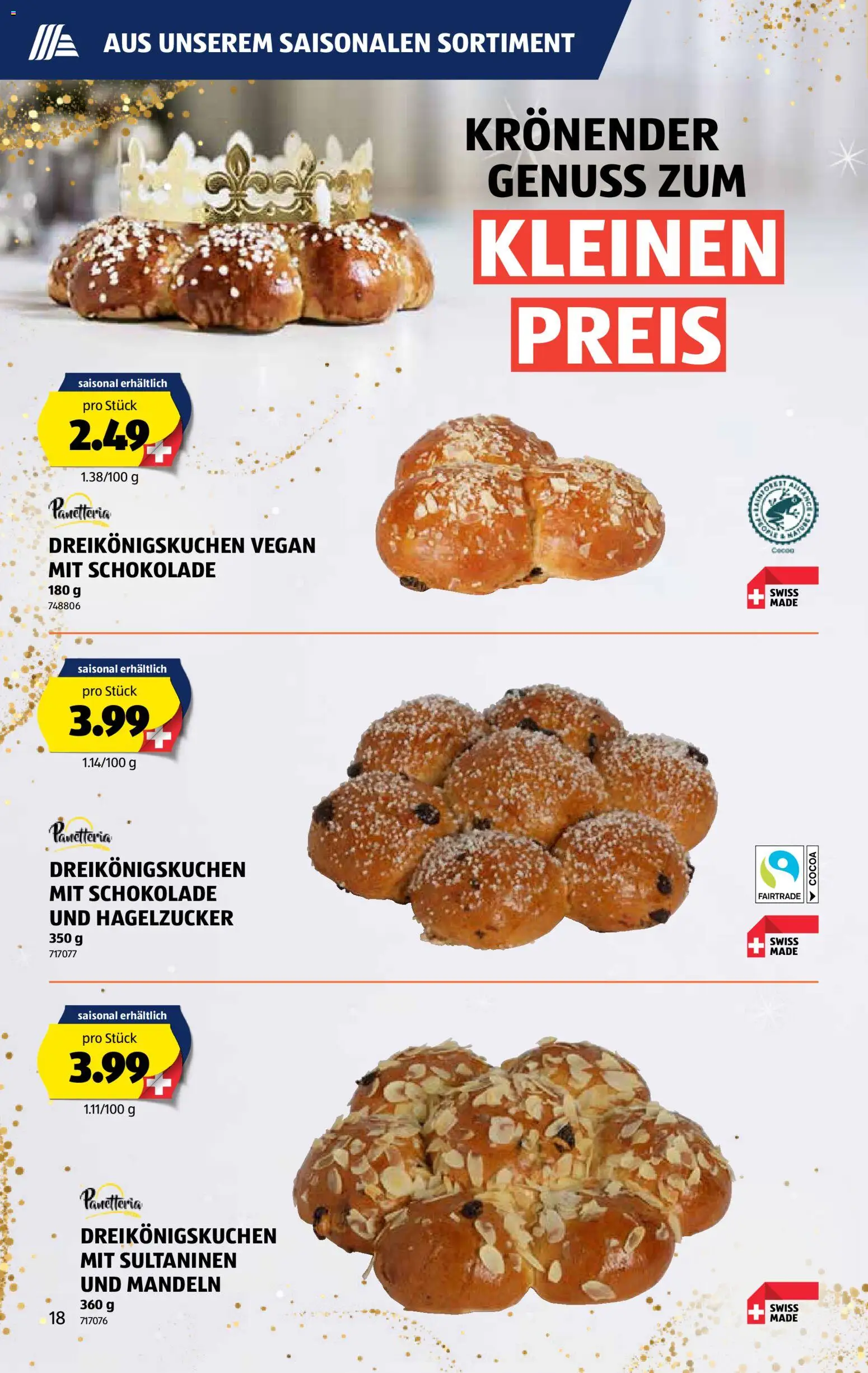 Aldi Aktionen – gültig ab 31.12.2025 | Seite: 19 | Produkte: Schokolade