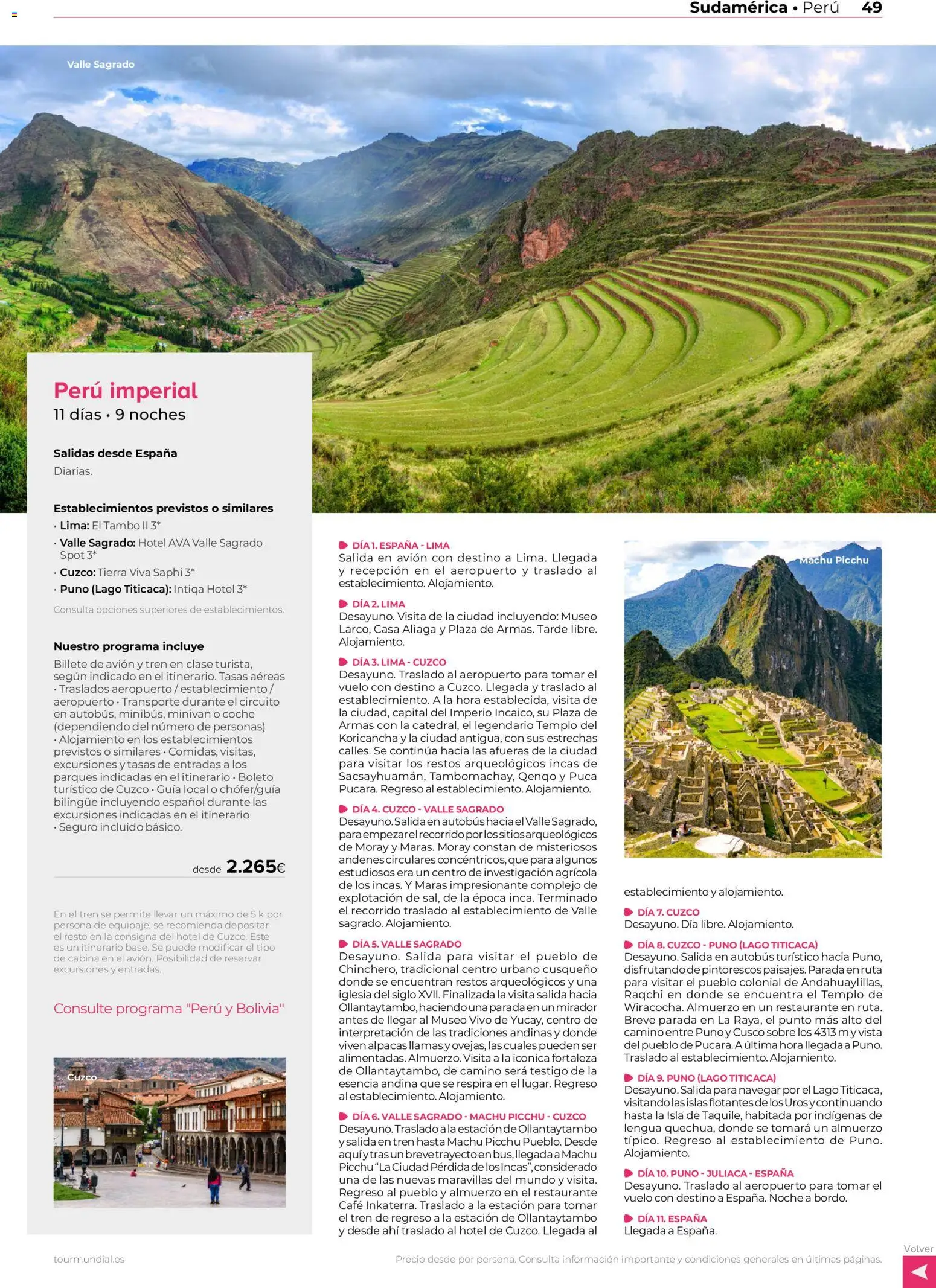 Viajes El Corte Inglés Centroamérica y Sudamérica │ válido desde el 01.01.2026 | Página: 48 | Productos: Lima, Café