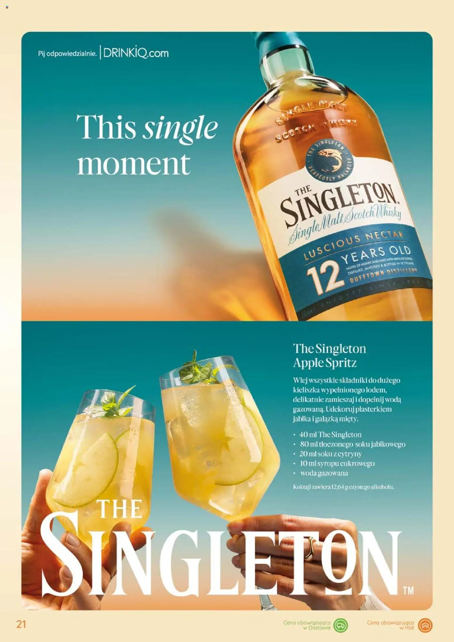 Eurocash Gazetka - Katalog Alkoholowy od 01.02.2026 | Strona: 21 | Produkty: Cytryny, Jabłka, Whisky, Woda