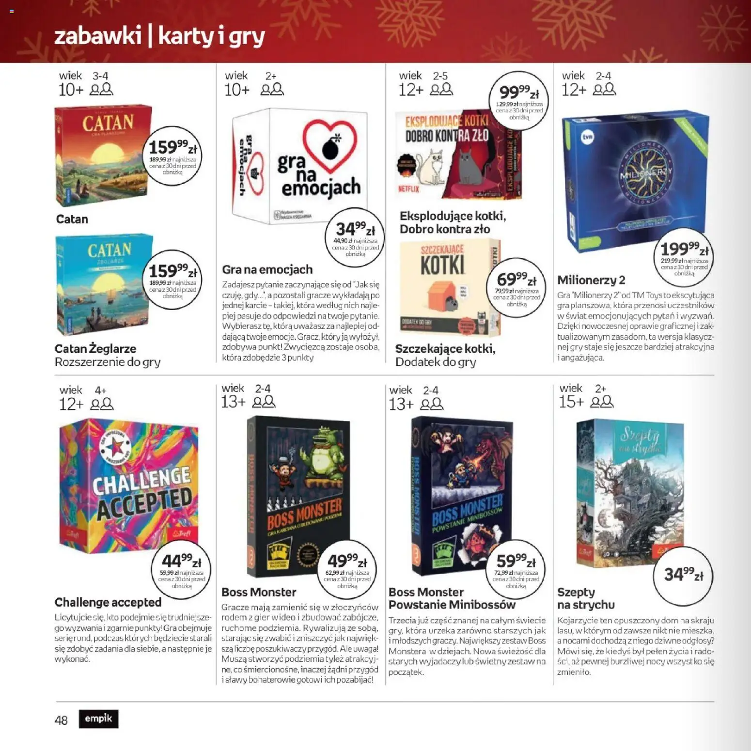 Empik promocje - Xmas Zabawki od 26.11.2025 | Strona: 48 | Produkty: Wideo, Gra, Gry