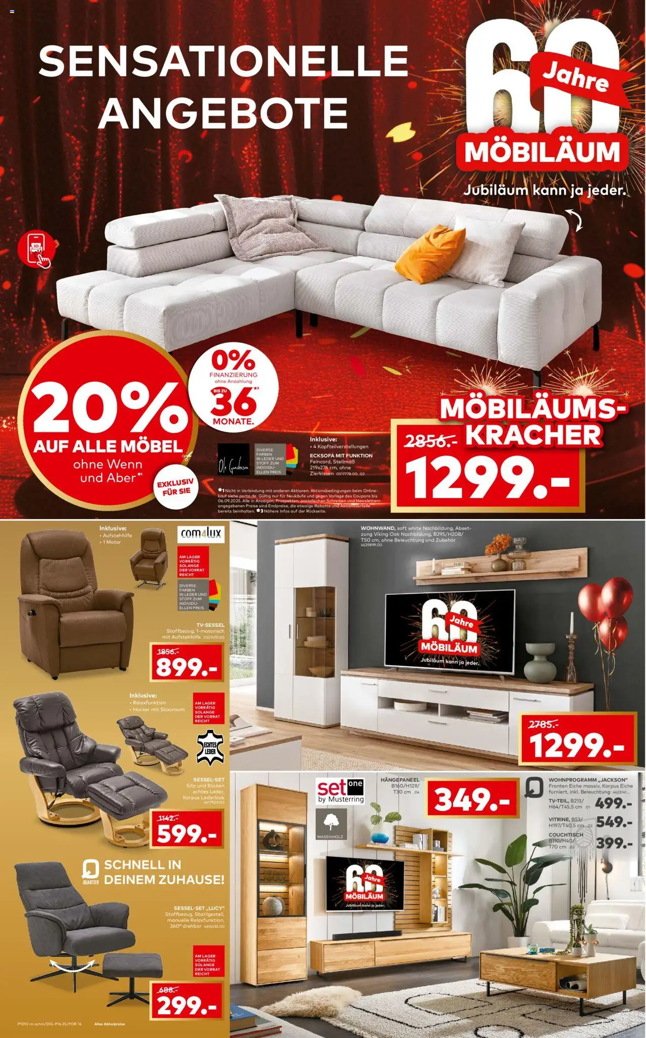 Porta! Prospekt Dessau-Roßlau	 - gültig ab dem 31.08.2025 | Seite: 2 | Produkte: Hocker, Ecksofa, Couchtisch