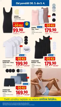 Náhled letáku ESMARA Dlouhé tílko, • materiál: bavlna, elastan • XS-L od 30.03.2026 | Strana: 11