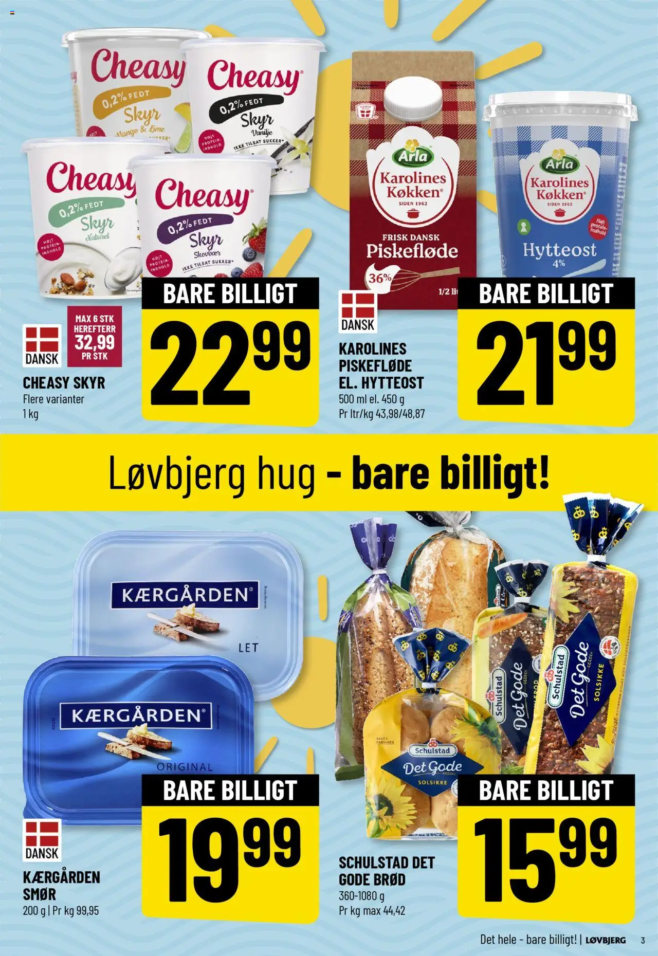 Løvbjerg Tilbudsavis gyldig fra 18.07.2025 | Side: 3 | Produkter: Mango, Solsikkekerner, Rugbrød, Vanilje
