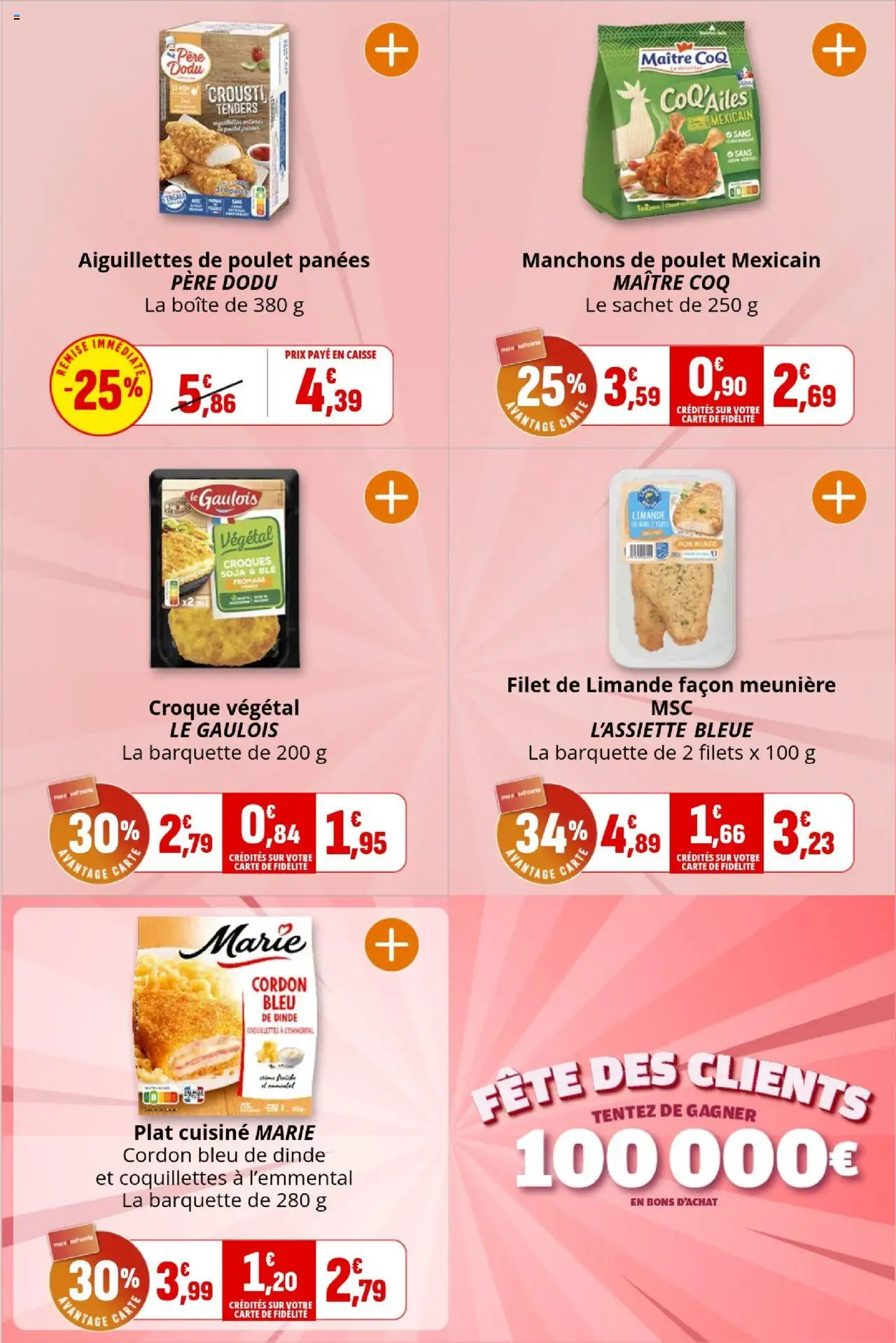 {H1} | Page: 9 | Produits: Fromage, Cordon bleu, Coquillettes