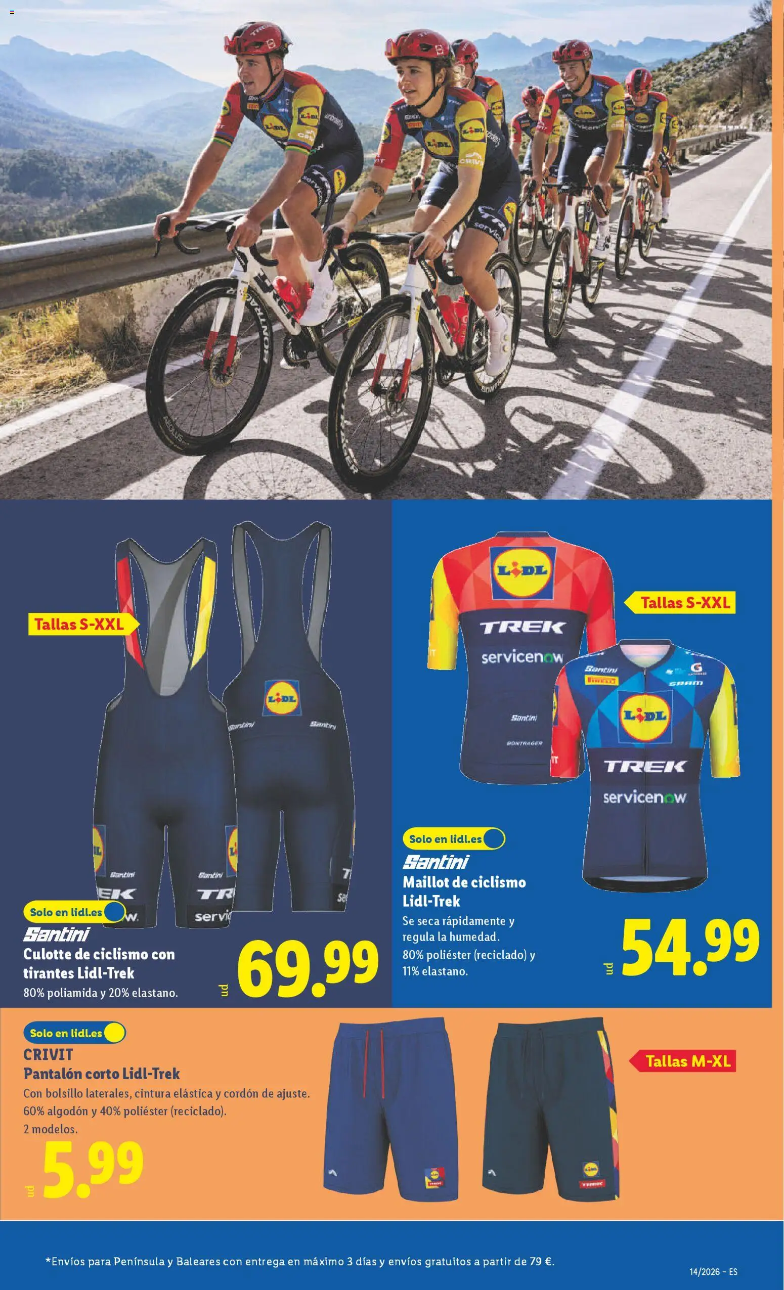 Lidl folleto de bazar │ válido desde el 30.03.2026 | Página: 3 | Productos: Pantalón corto