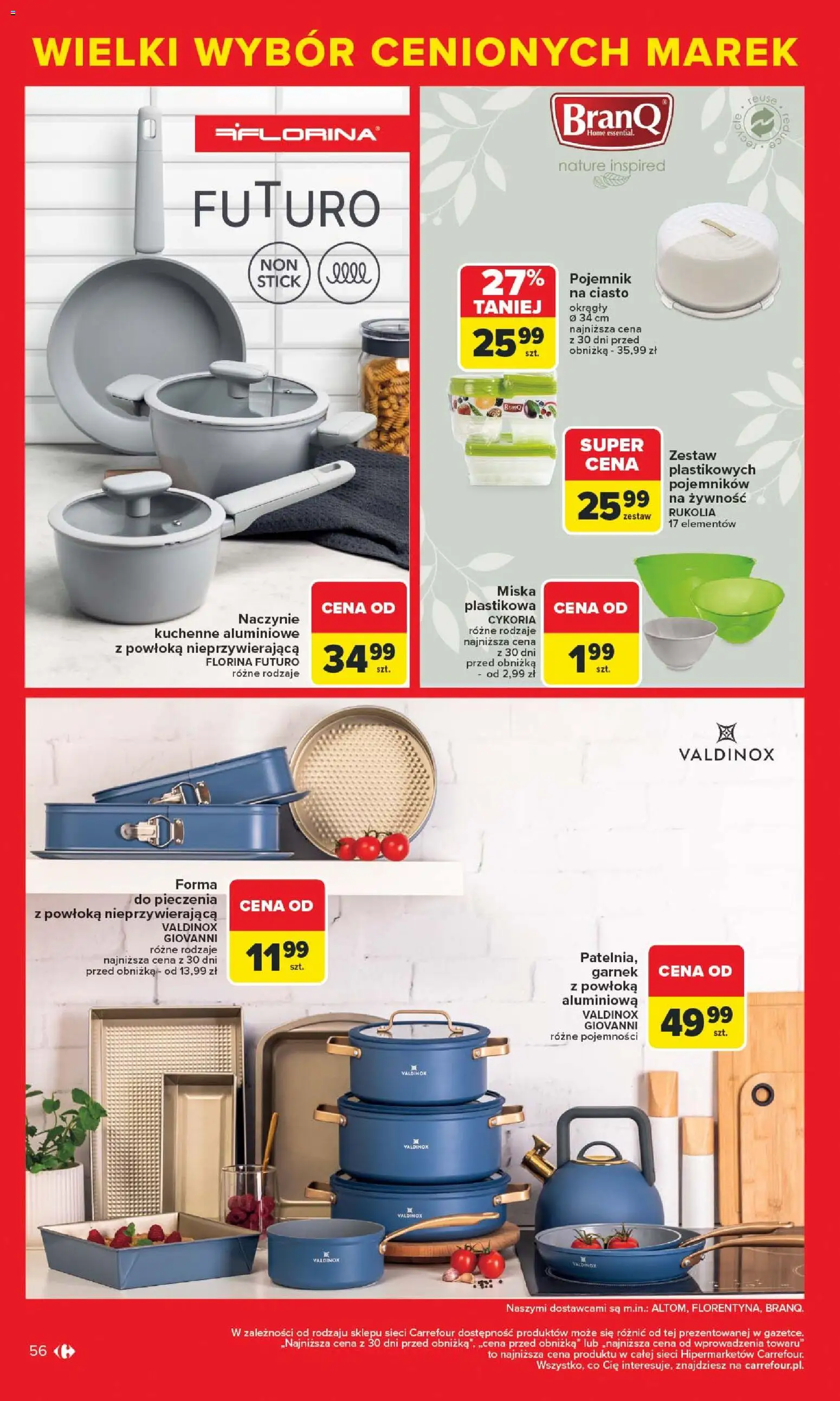 Carrefour Gazetka - Markowe atrakcje cenowe od 27.10.2025 | Strona: 58 | Produkty: Ciasto, Garnek