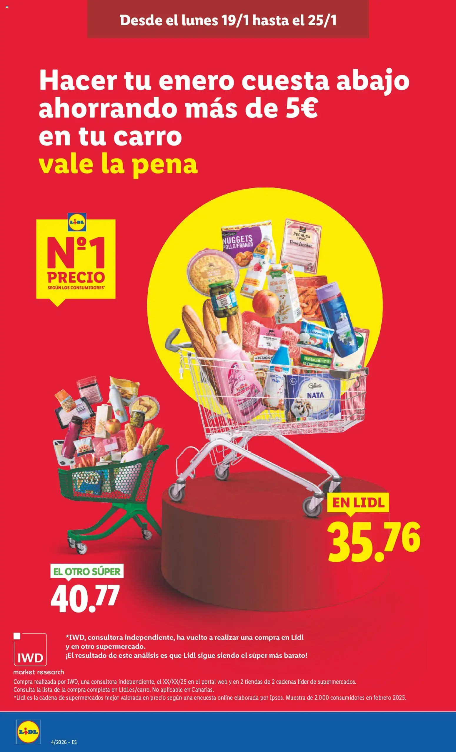 Lidl folleto │ válido desde el 19.01.2026 | Página: 2 | Productos: Nuggets