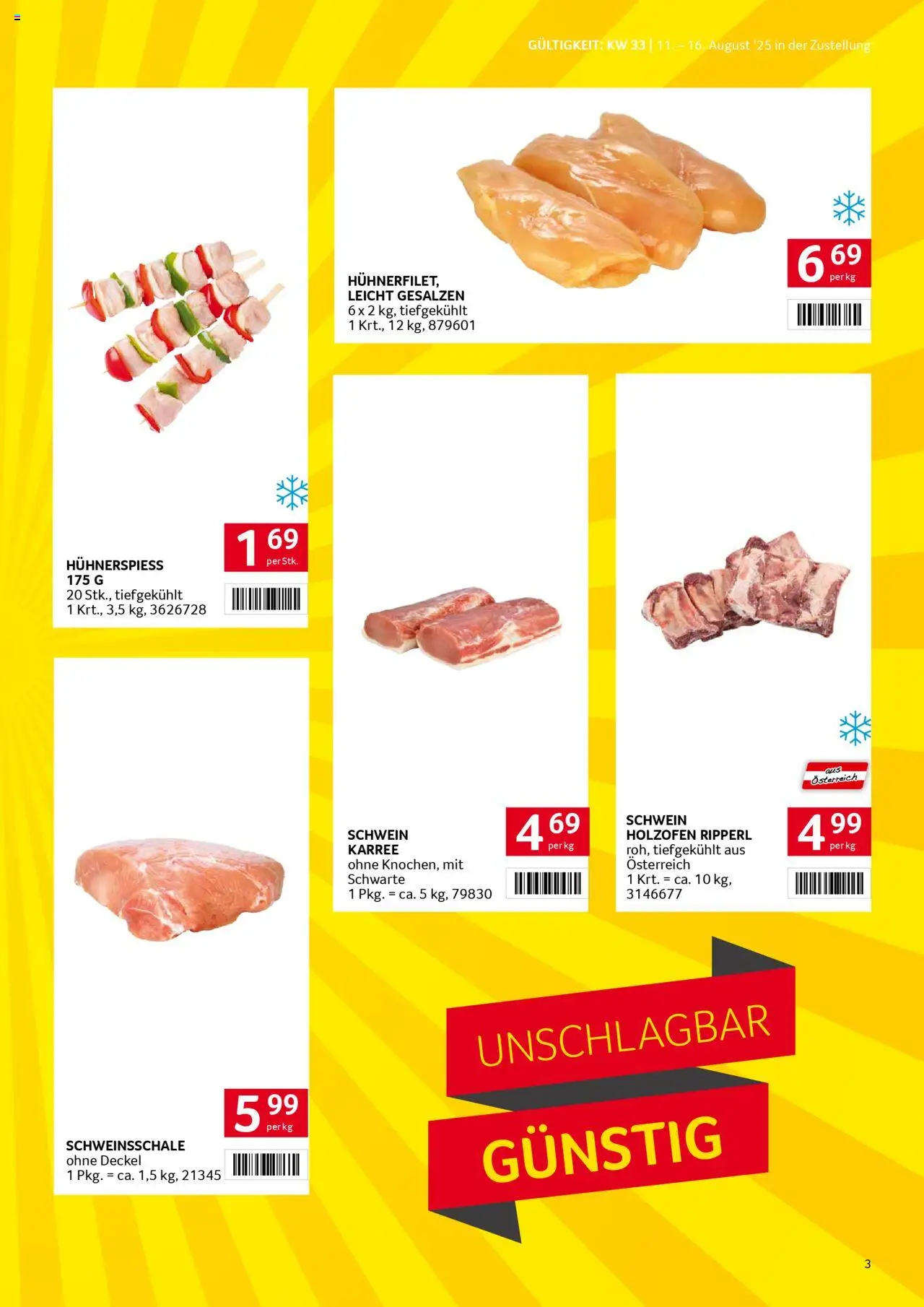 Transgourmet  Zustellaktion gültig ab 10.08.2025 | Seite: 3