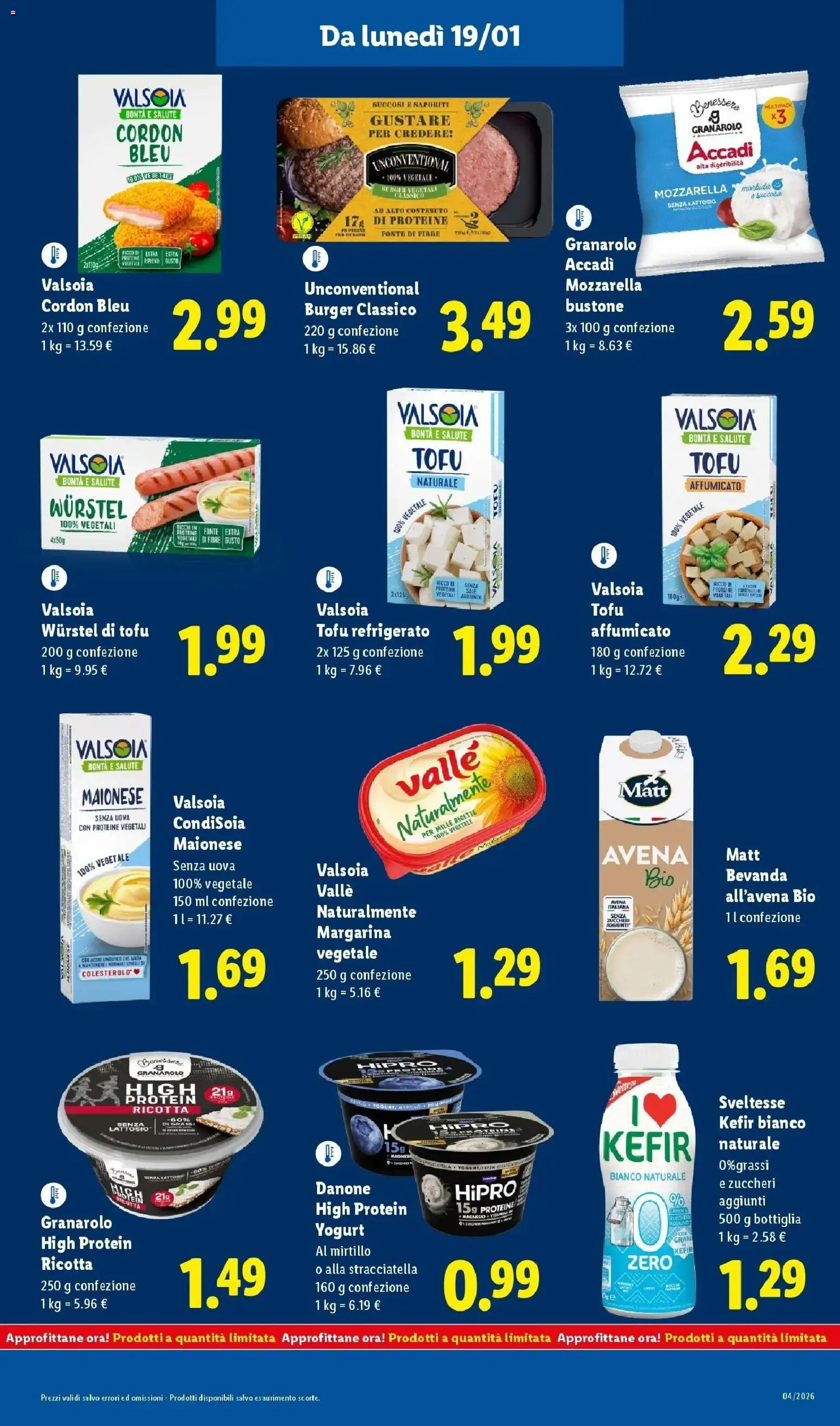 Volantino Lidl del 15.01.2026 | Pagina: 23 | Prodotti: Uova, Maionese, Wurstel, Bottiglia
