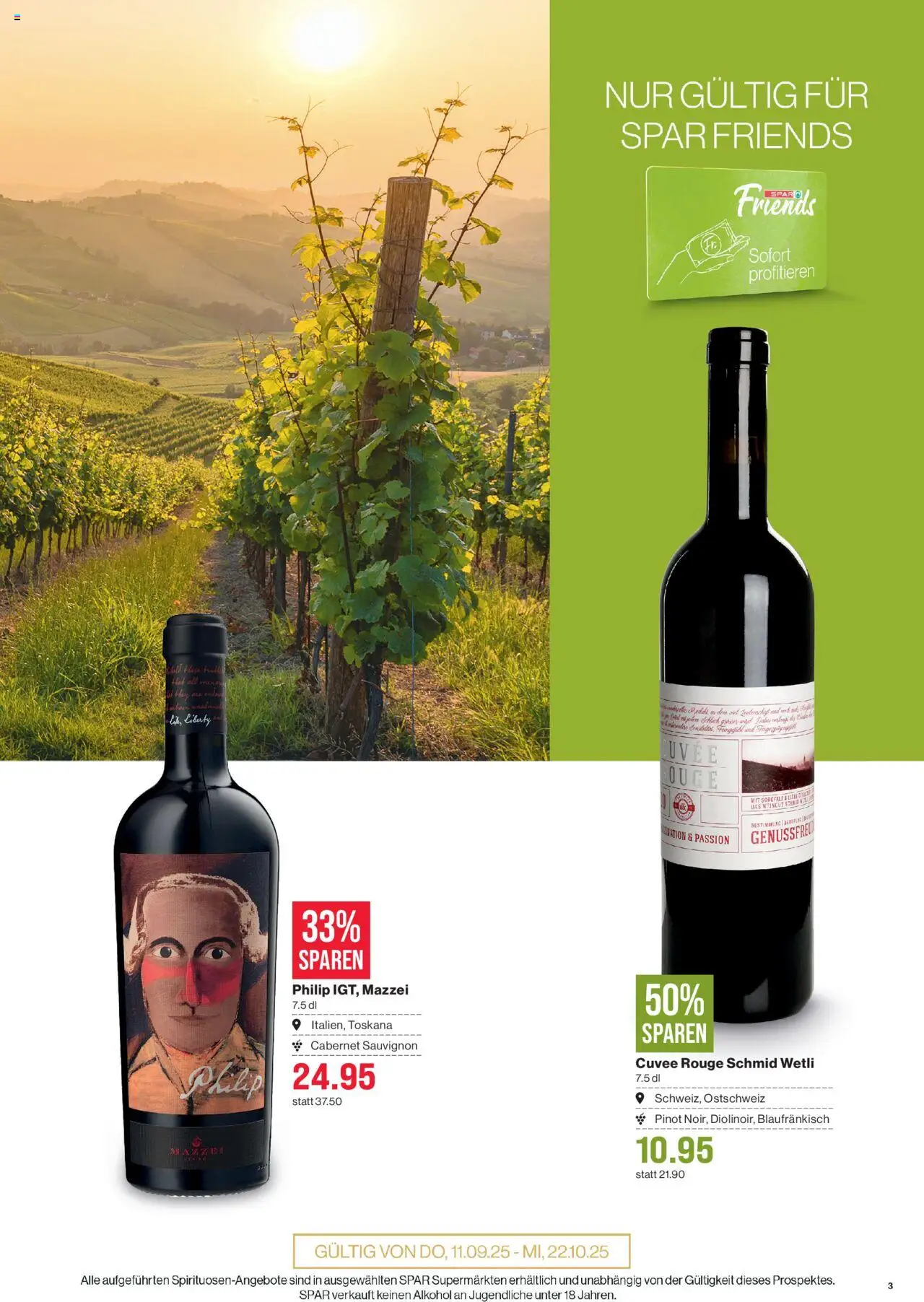 SPAR Aktionen – gültig ab 11.09.2025 | Seite: 3 | Produkte: Rouge