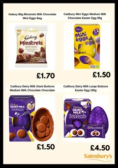 Preview of Sainsbury's - Weekly offers valid from 03.02.2026 | Page: 4 | Products: Milk, Eggs, Chocolate, Cocoa