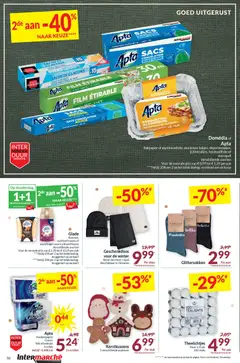 Intermarché - Al onze aanbiedingen voor goedkope feestdagen - Voorbeeld van een folder van Intermarché, geldig van 18.11.2025 | Pagina: 50 | Producten: Sjaal, Kaart, Keukenpapier, Microgolf