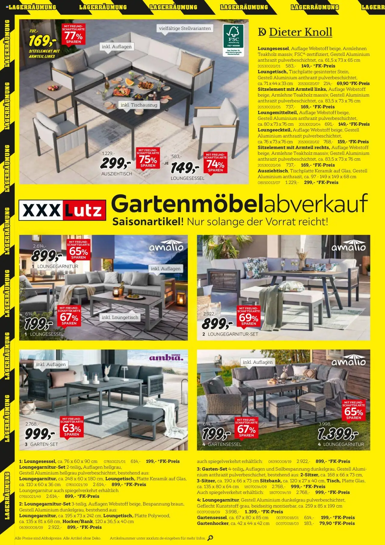 XXXL Lutz Gartenmöbelabverkauf - gültig ab dem 04.08.2025 | Seite: 4