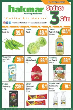 17.04.2026 tarihinden itibaren geçerli olan Hakmar kataloğu önizlemesi