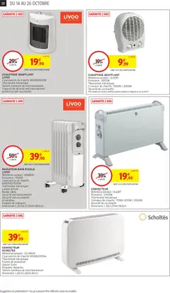Intermarché - Prévisualisation de Intermarché catalogue semaine 42 valide à partir de 14.10.2025 | Page: 50 | Produits: Câble, Chauffage soufflant, Poignées, Radiateur