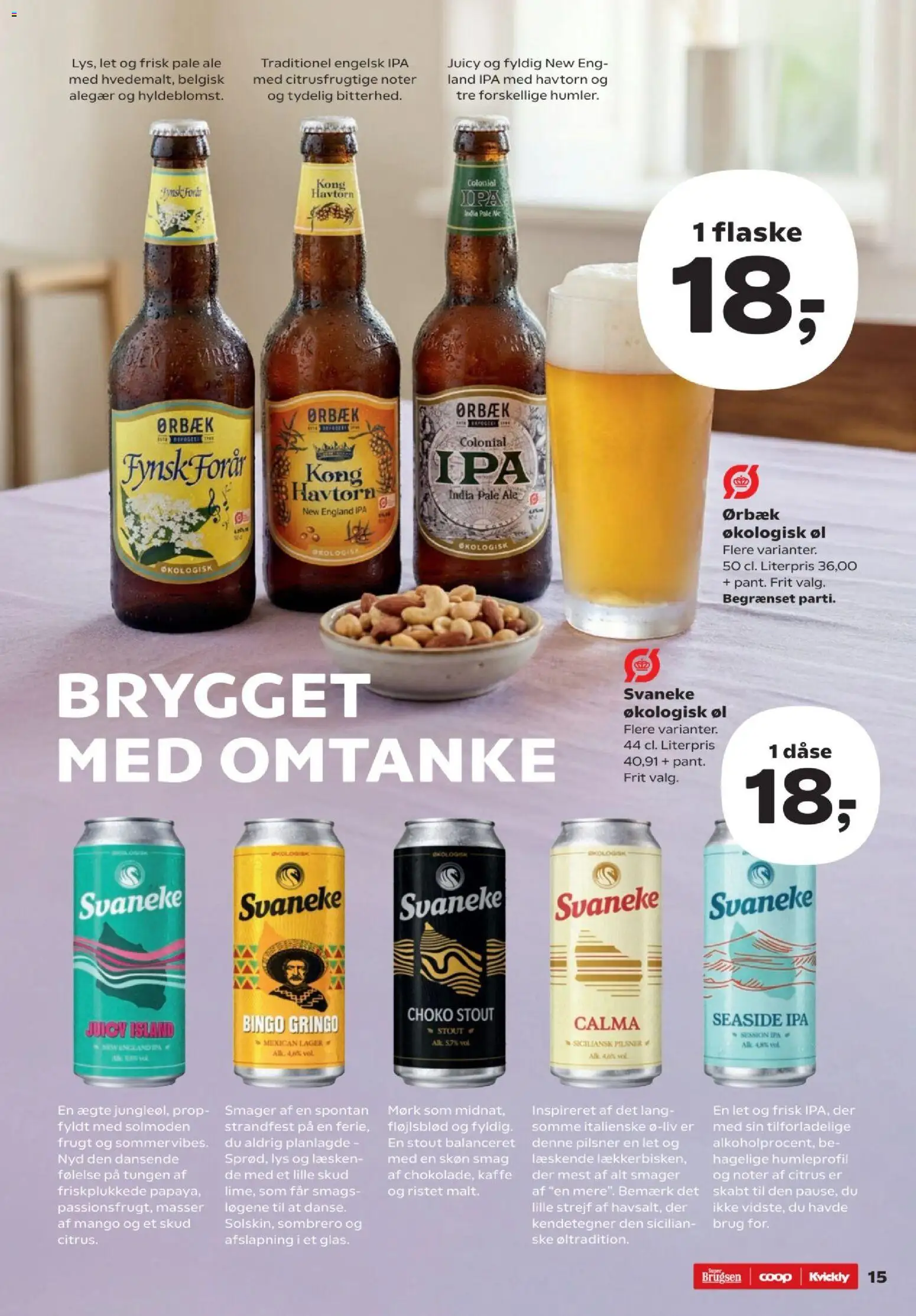 Kvickly tilbudsavis – gyldig fra 06.03.2026 | Side: 15 | Produkter: Mango, Kaffe, Øl, Søm