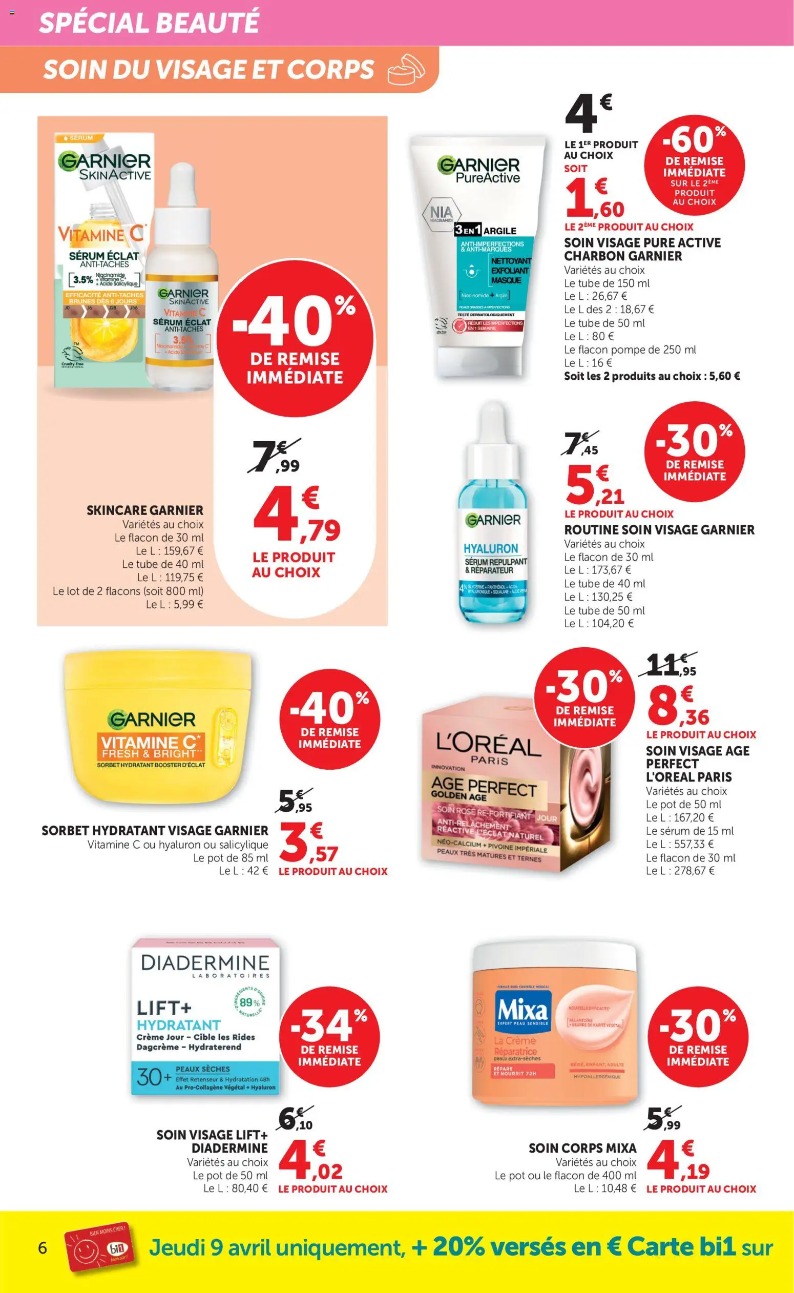 {H1} | Page: 6 | Produits: Serum, Exfoliant, Masque, Beurre