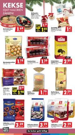 Mäc Geiz Prospekt 	 – gültig ab 29.09.2025 | Seite: 4 | Produkte: Kissen, Butter, Nüsse, Kekse