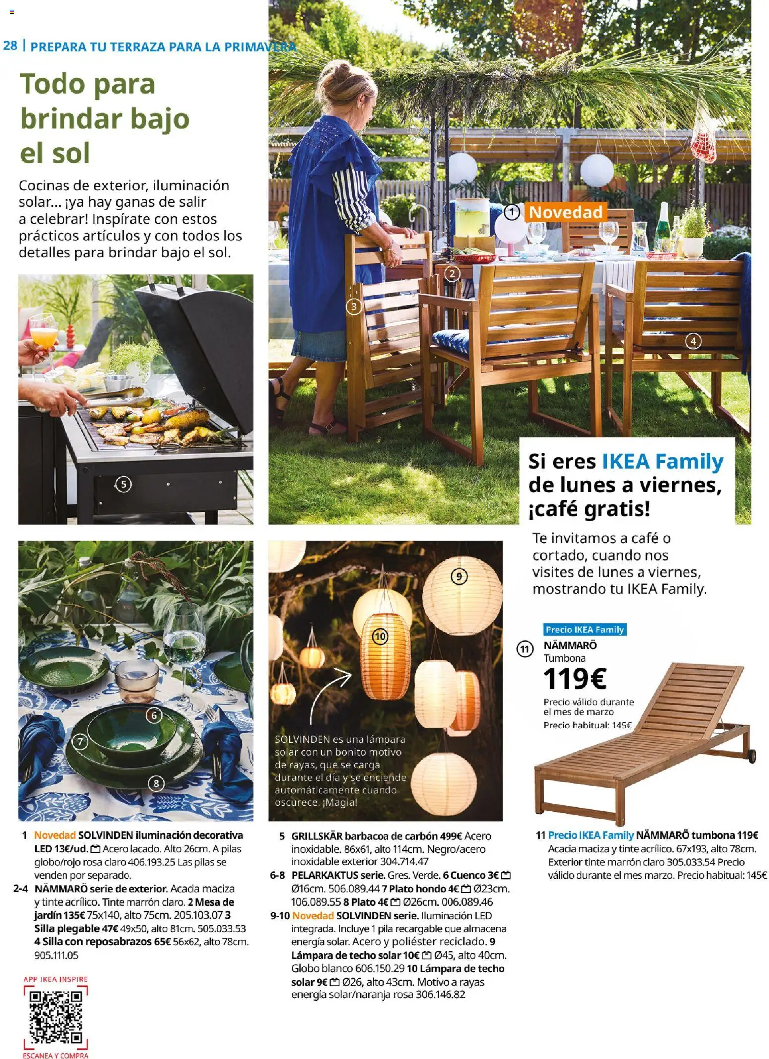 Catálogo IKEA Family Mallorca │ válido desde el 01.01.2026 | Página: 28 | Productos: Tinte, Café, Galette de chaise, Silla