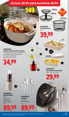 Ofertele Lidl valabile de la 20.04.2026 | Pagină: 41 | Produse: Oală, Ceai, Smoothie, Fructe