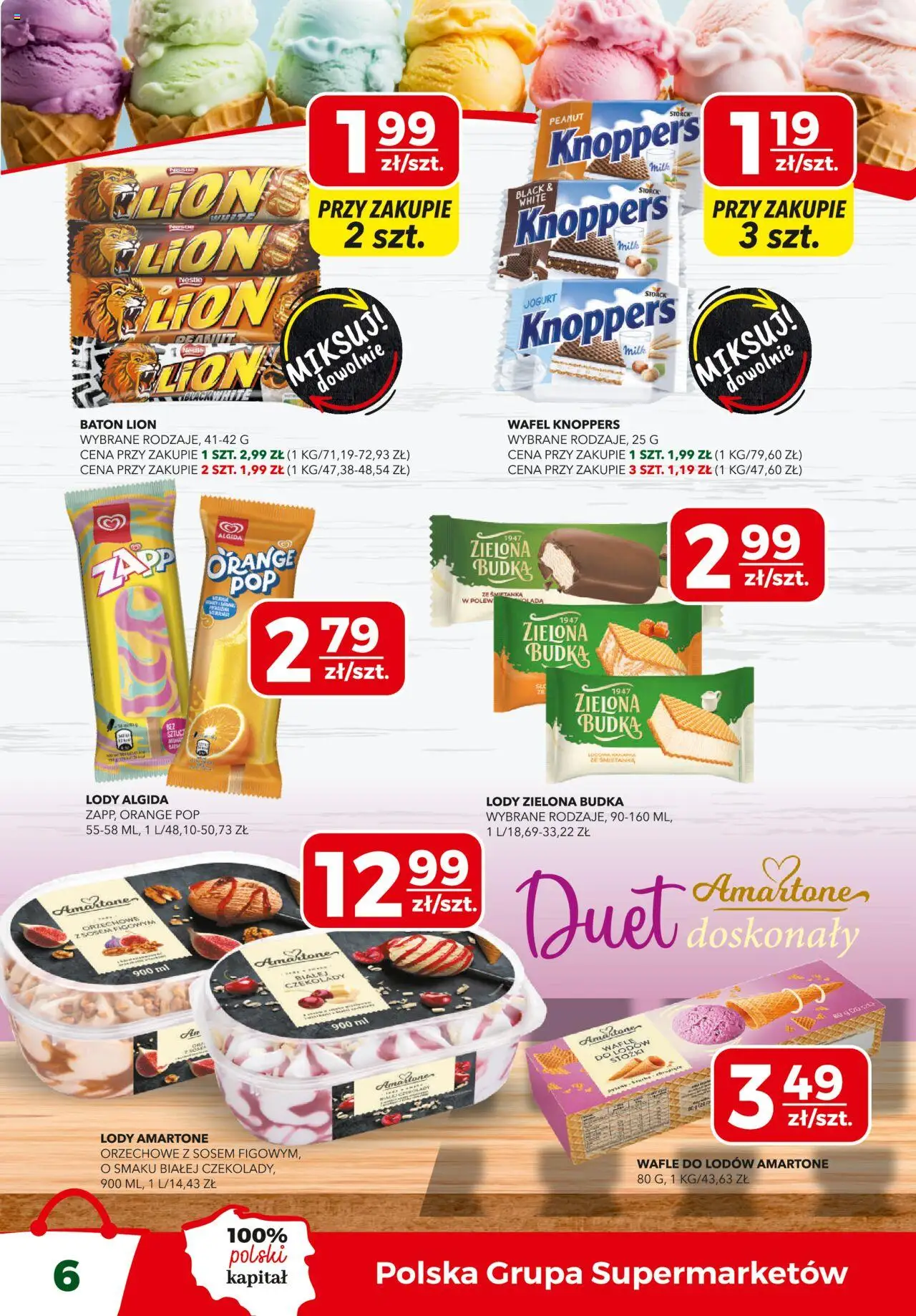 Top Market Gazetka od 12.08.2025 | Strona: 6 | Produkty: Knoppers, Czekolady, Baton, Jogurt
