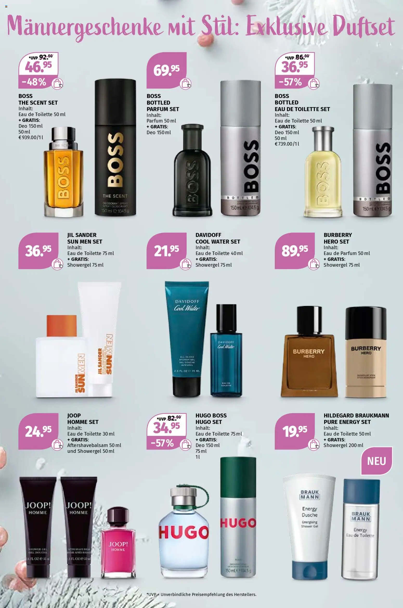 Müller Parfümerie Angebote gültig ab 10.11.2025 | Seite: 4 | Produkte: Toilette, Dusche, Parfüm, Eau de Toilette