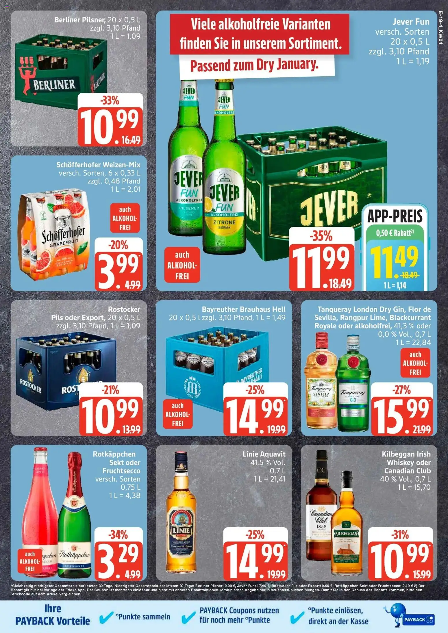 Edeka prospekt Rostock	 – gültig ab 18.01.2026 | Seite: 23 | Produkte: Berliner, Rotkappchen sekt, Sekt, Pils
