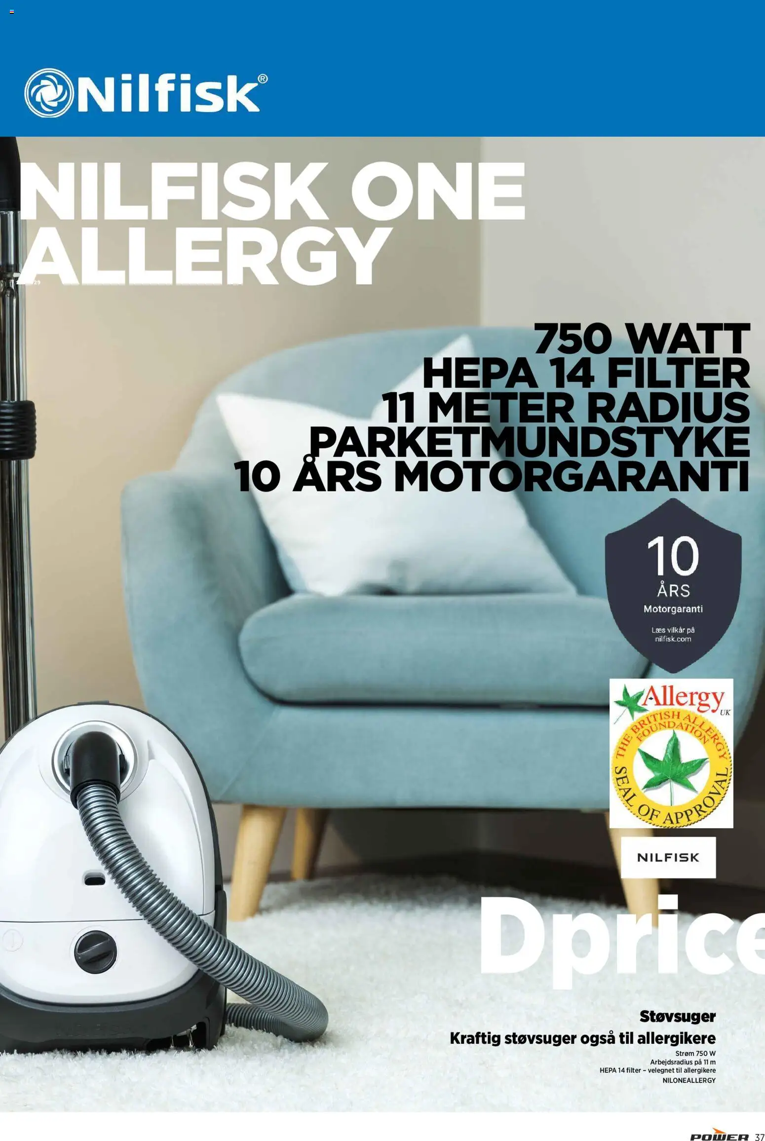 Power tilbudsavis – gyldig fra 13.02.2026 | Side: 37 | Produkter: Støvsuger