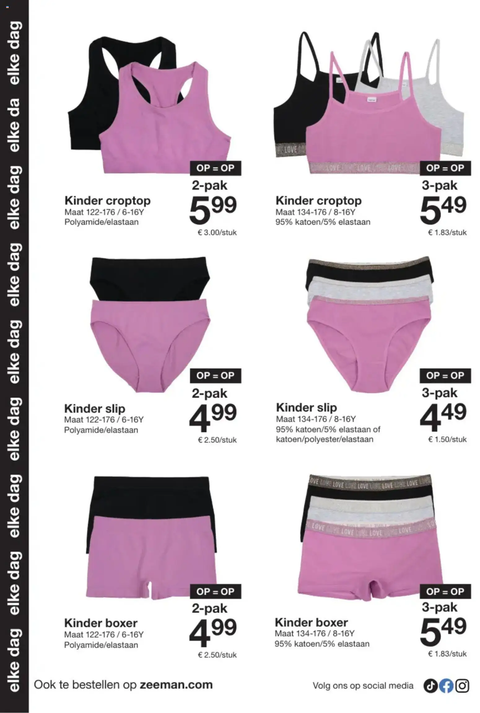 {H1} | Pagina: 20 | Producten: Slip, Kinder