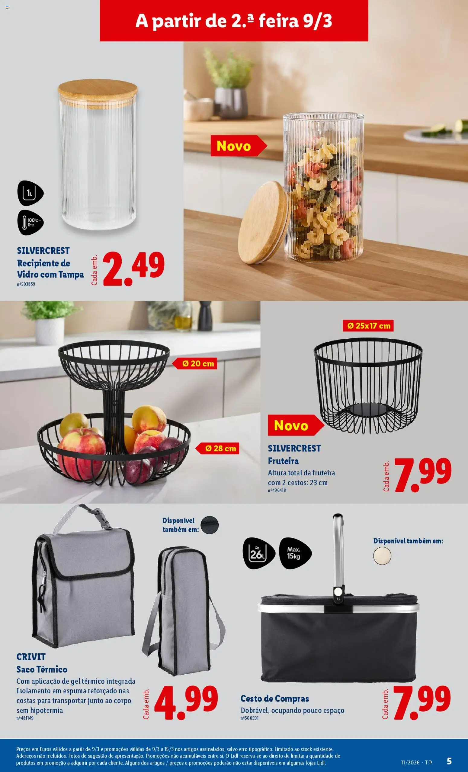 Lidl Novidades │ válido de 09.03.2026 | Página: 5 | Produtos: Isolamento, Fruteira