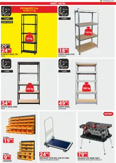 Merkury Market leták platný od 01.12.2025 | Strana: 46 | Produkty: Organizér, Kovový regál, Regál, Stôl