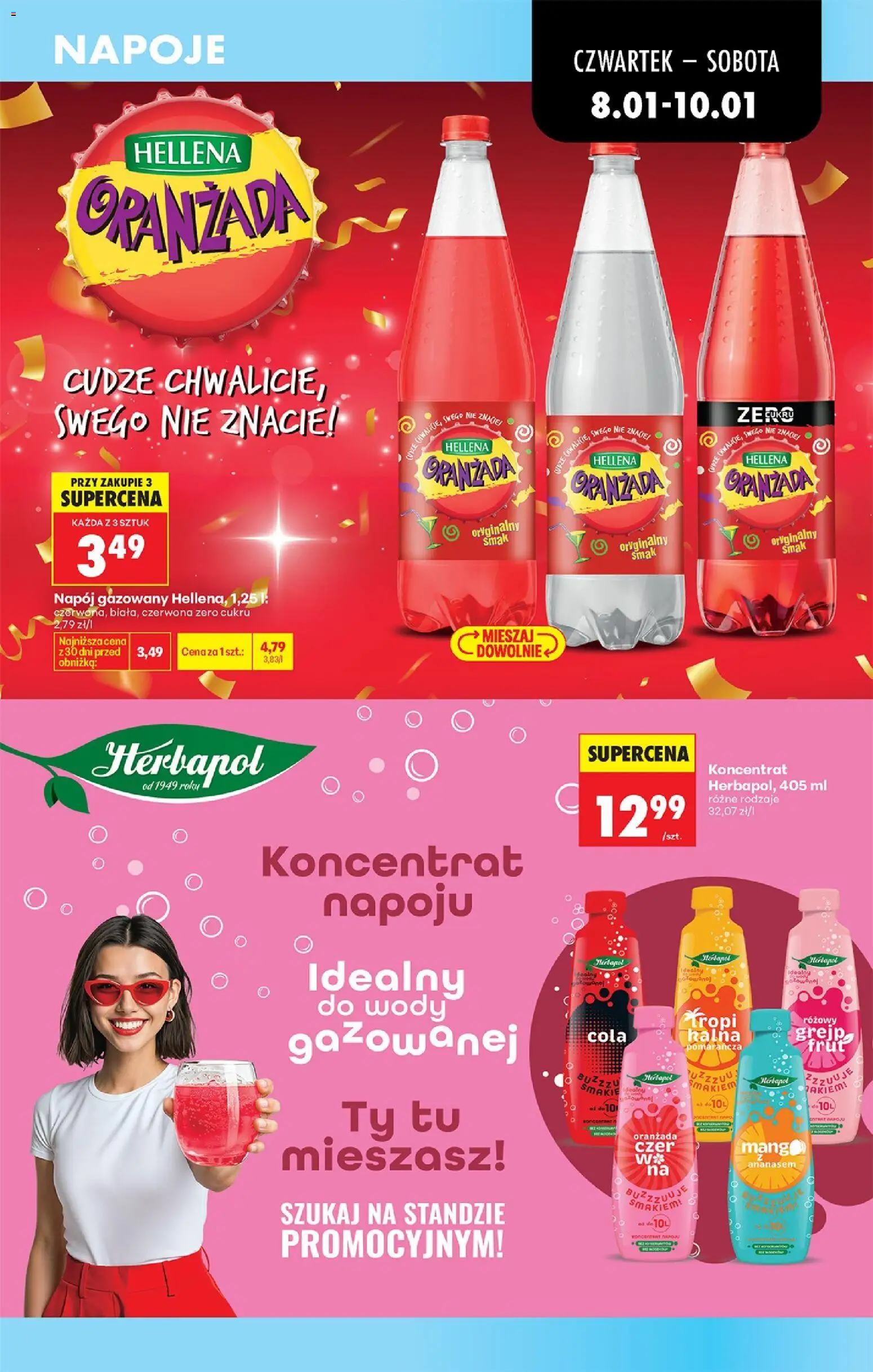Biedronka gazetka - Oferta w tym tygodniu od 08.01.2026 | Strona: 61 | Produkty: Napoje, Grejpfrut