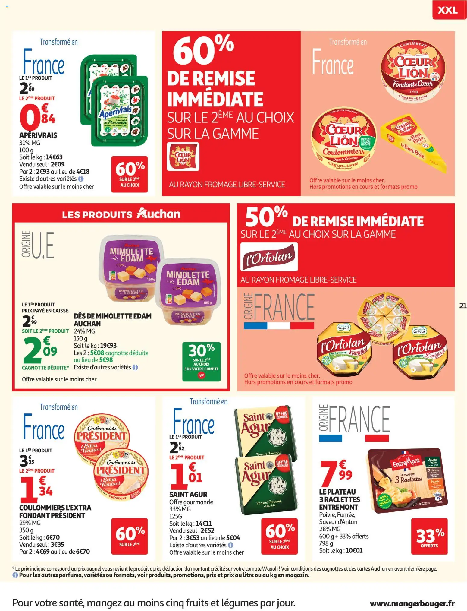 {H1} | Page: 21 | Produits: Plateau, Fromage, Brie, Camembert