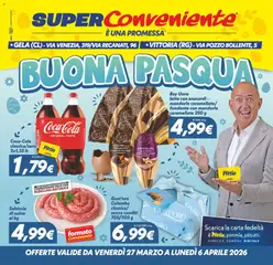 Anteprima del volantino SuperConveniente volantino Gela, Vittoria valido a partire dal 27.03.2026