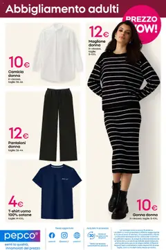 Volantino Pepco del 31.07.2025 | Pagina: 13 | Prodotti: Camicia, Pantaloni, Gonna, Maglione