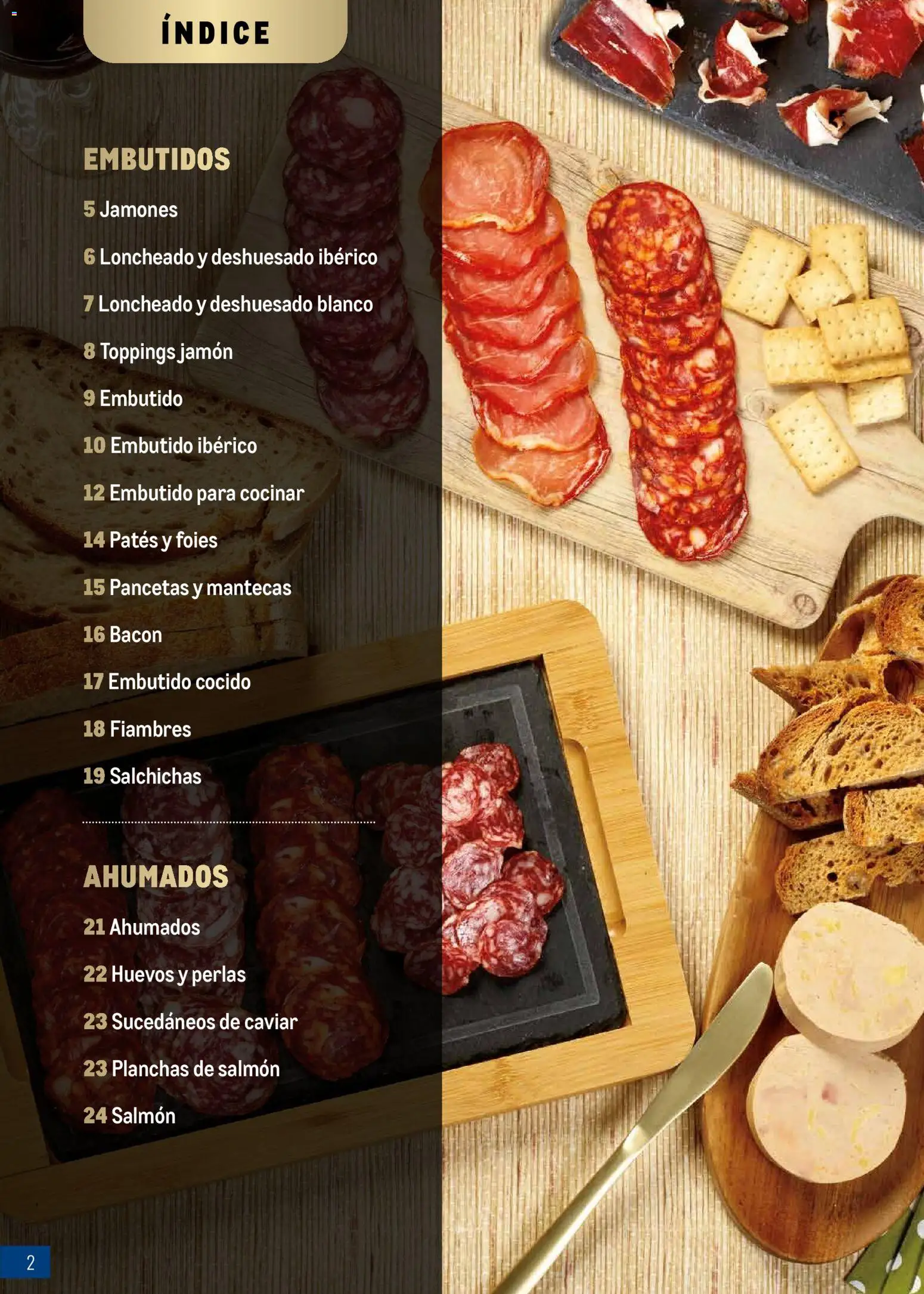 Makro - Charcuteria Norte 2 │ válido desde el 01.12.2025 | Página: 2 | Productos: Huevos, Jamón, Νυχτικό, Loncheado