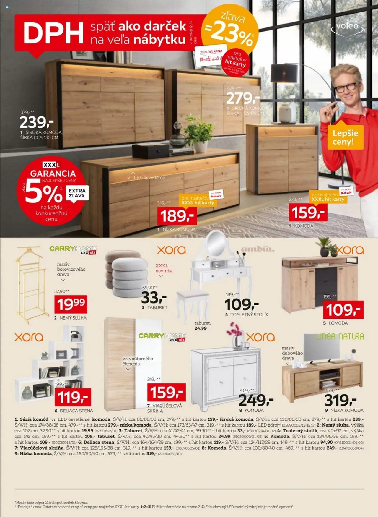 Nové XXXLutz akcie – leták je platný od 06.10.2025 | Strana: 10 | Produkty: Deliaca stena, Skriňa, Toaletný stolík, Led osvetlenie