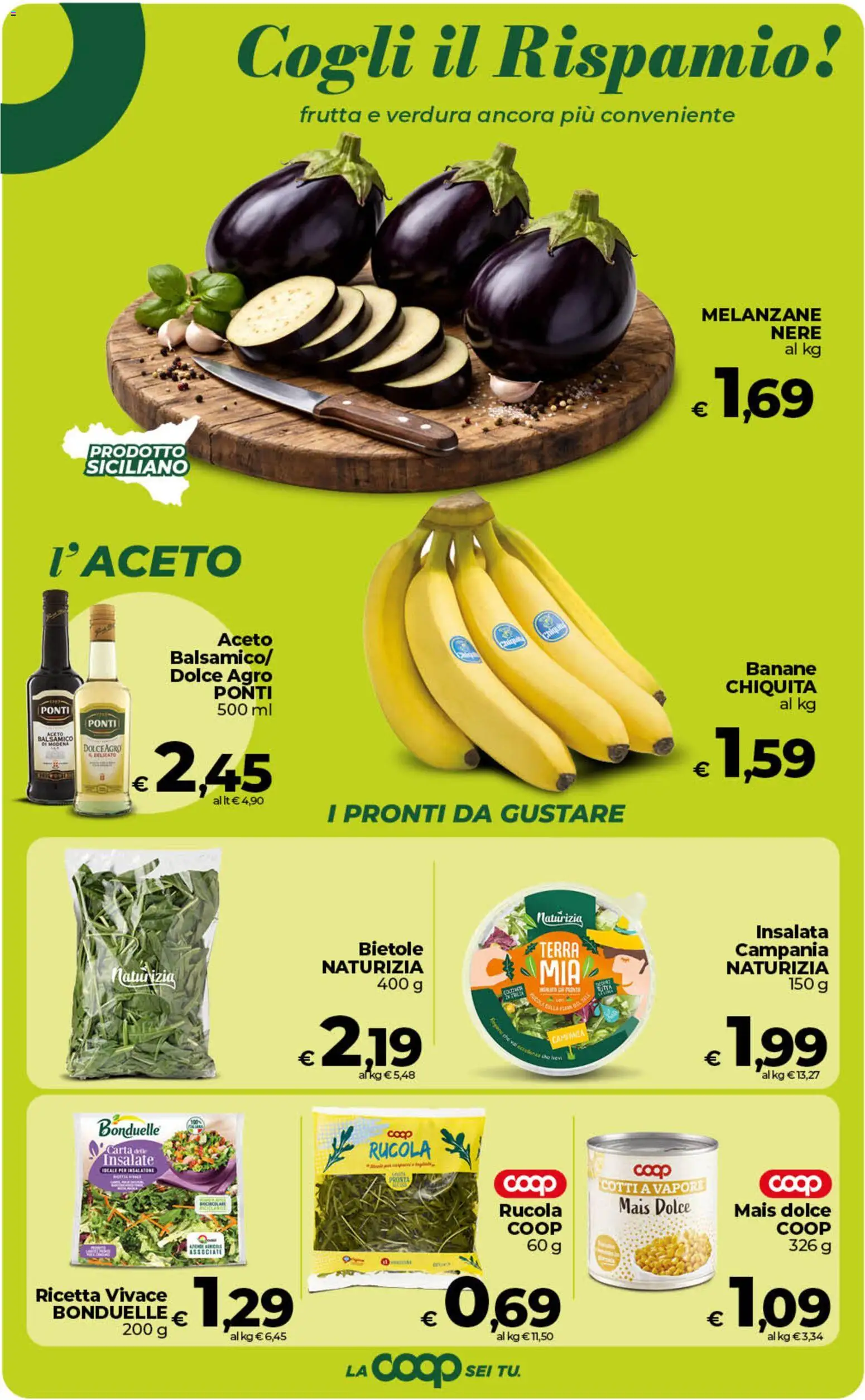 Volantino Ipercoop del 17.03.2026 | Pagina: 22 | Prodotti: Insalata, Frutta, Melanzane, Terra