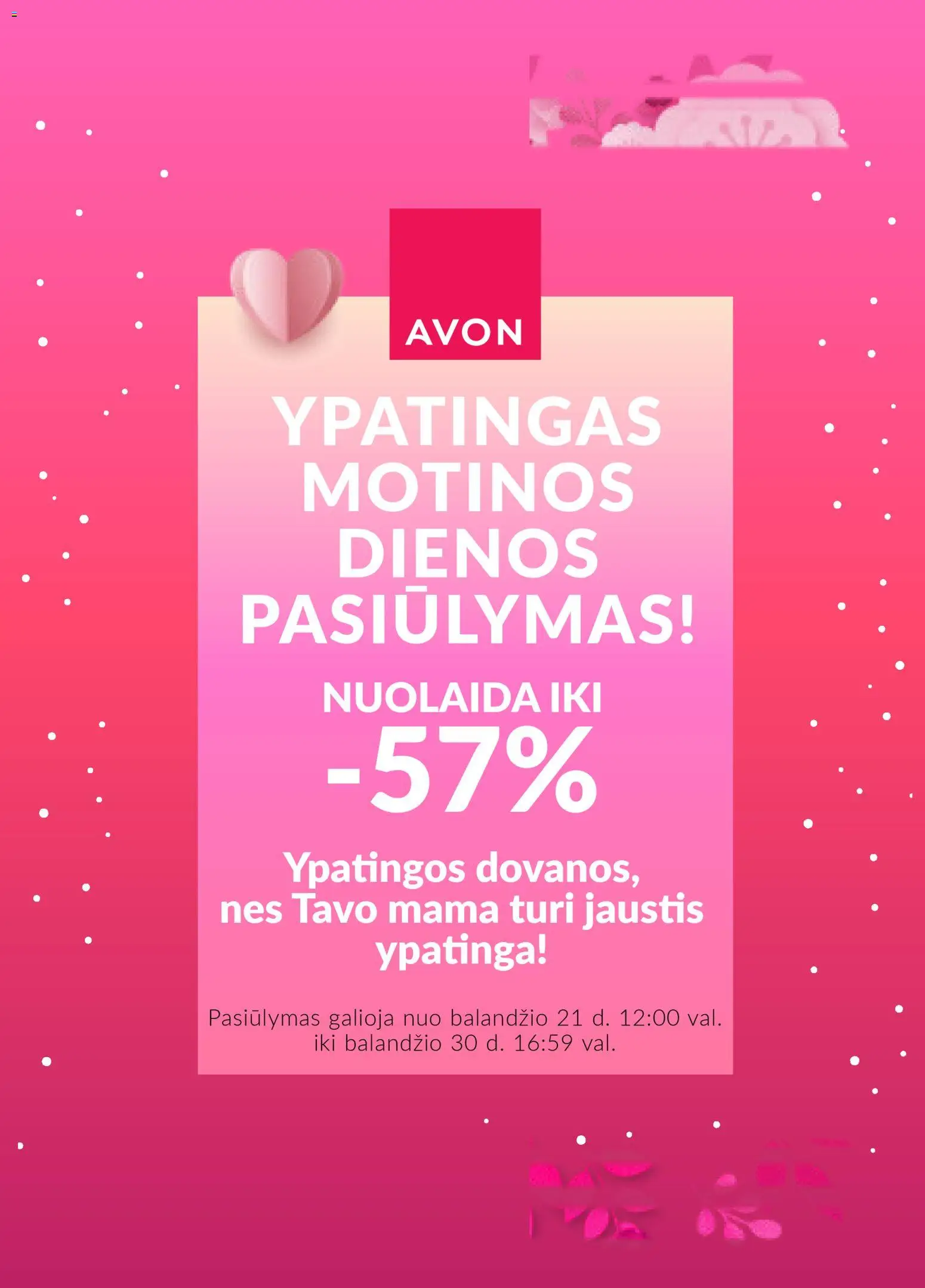 AVON akcijos nuo 21.04.2026 | Puslapis: 1