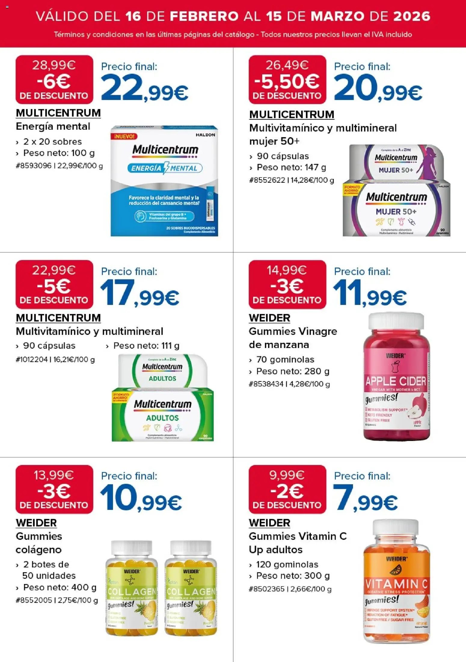 Costco catálogo │ válido desde el 16.02.2026 | Página: 18 | Productos: Manzana, Apple, Βάση λουλουδιών, Peso