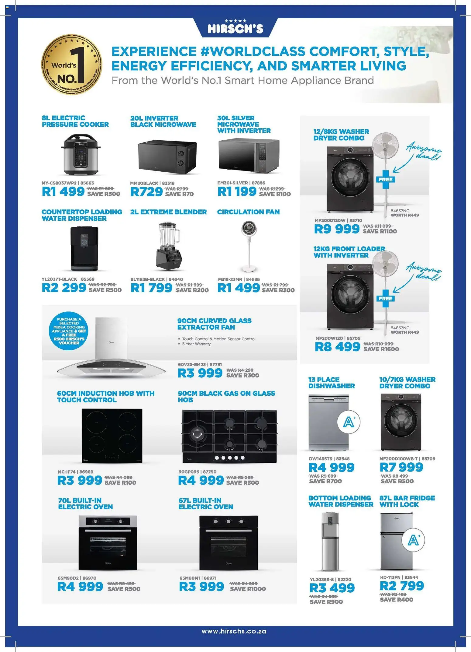 New Hirsch's catalogue – valid from 17.02.2026 | Page: 23 | Products: Dishwasher, Fridge, Blender, Water