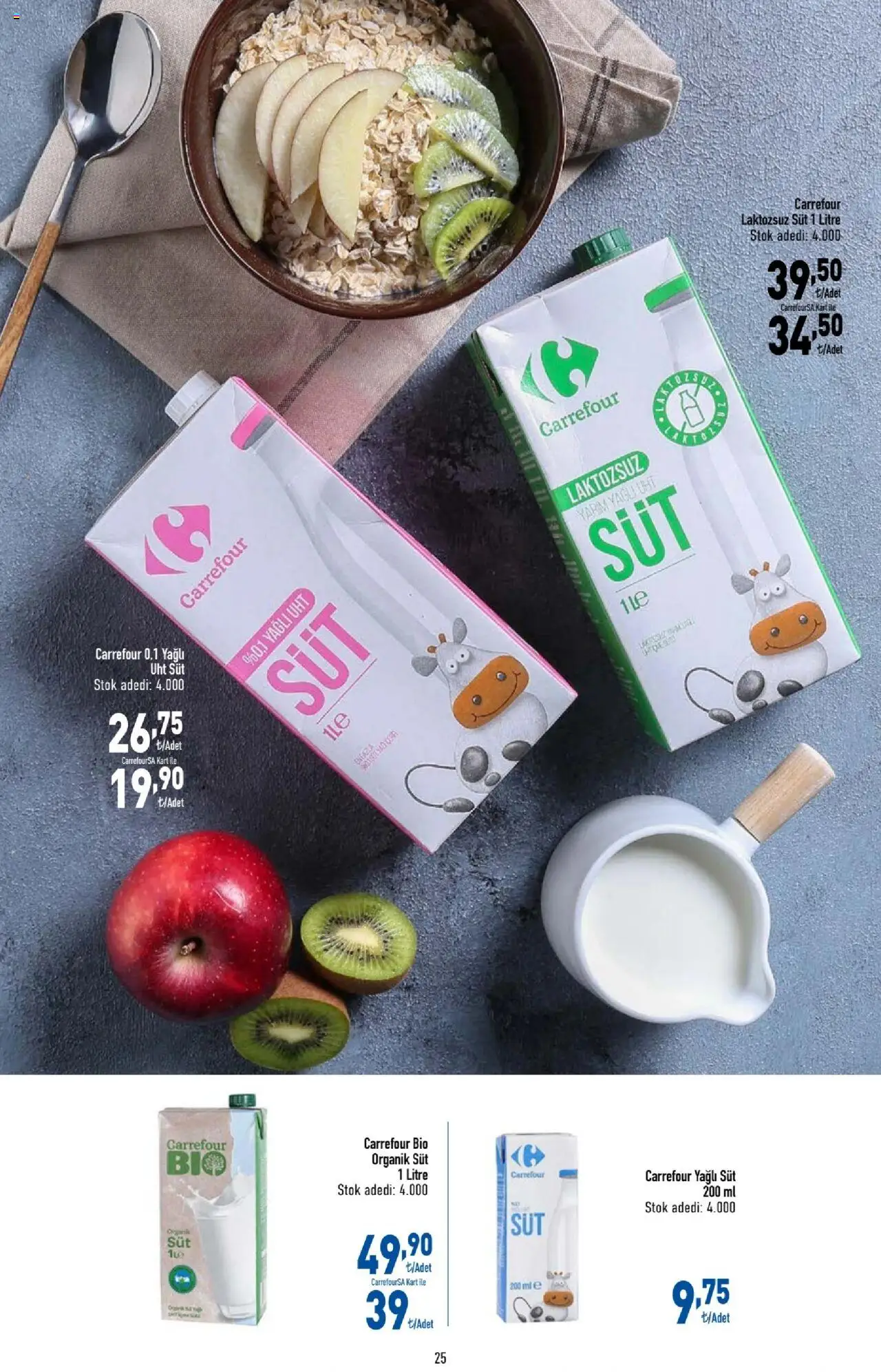 CarrefourSA Katalog - 10.06.2025 tarihinden itibaren geçerlidir | Sayfa: 25 | Ürünler: Süt