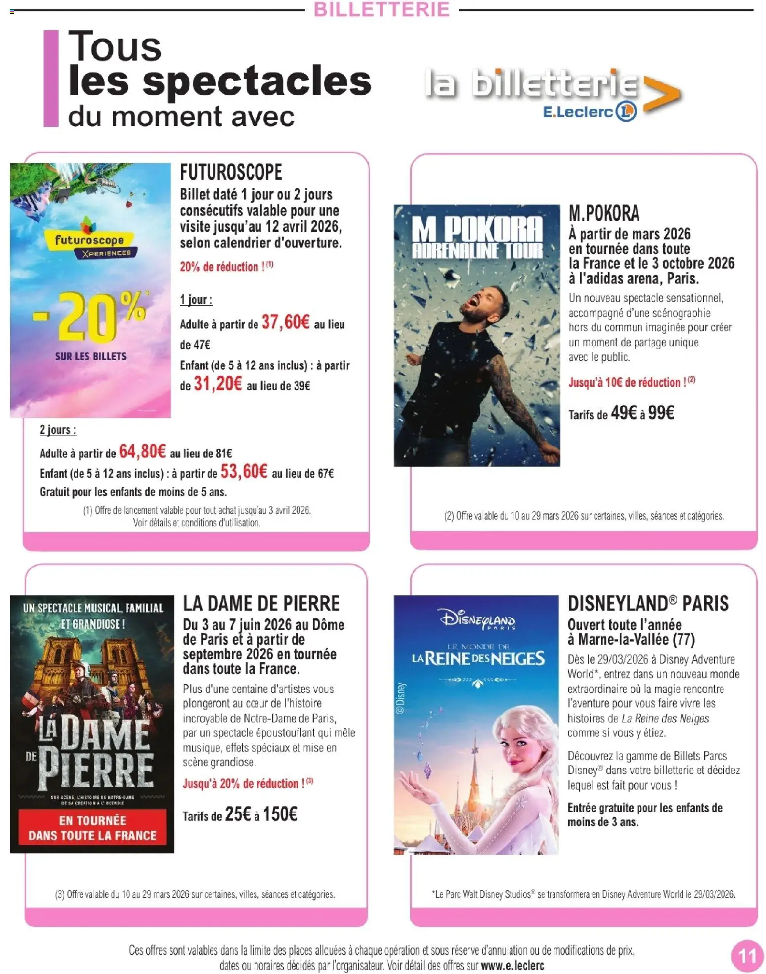 {H1} | Page: 11 | Produits: Calendrier