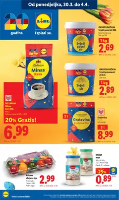 Bellarom Minas Kava, Minas kava XXL, 600 g - Pregled kataloga iz trgovine Lidl, vrijedi od 30.03.2026 | Stranica: 4